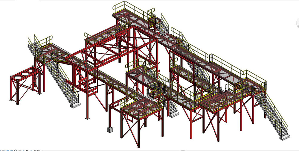Plateformes d'accès milieu industriel